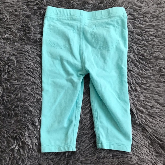 5/$25 GARANIMALS legging pants faux pockets teal - Picture 2 of 3